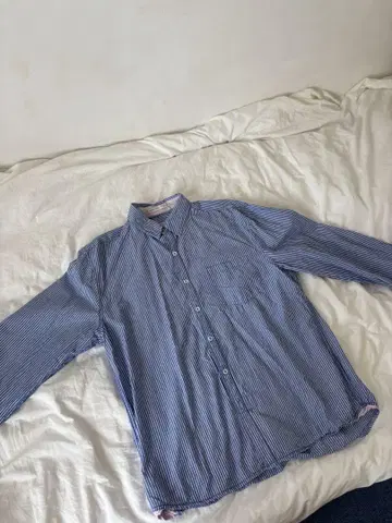VINTAGE 1946 스트라이프 긴팔 셔츠