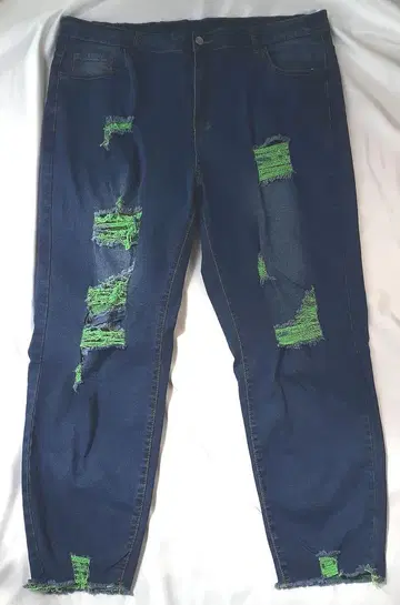 SHEIN 데미지 가공 데님