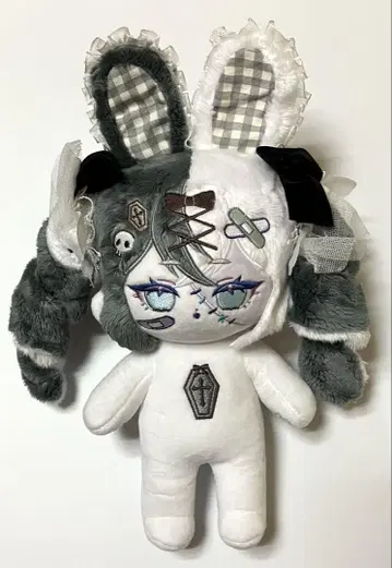 좀비 토끼 그레이 20cm 무속성 봉제 인형