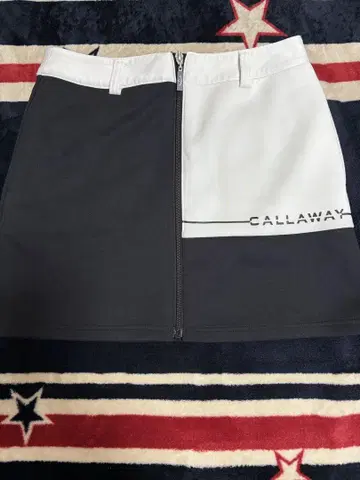 CALLAWAY 여성용 스커트 블랙/화이트