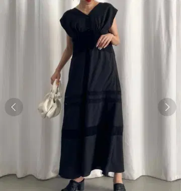 아메리빈티지 LACE DOCKING LACE UP DRESS M