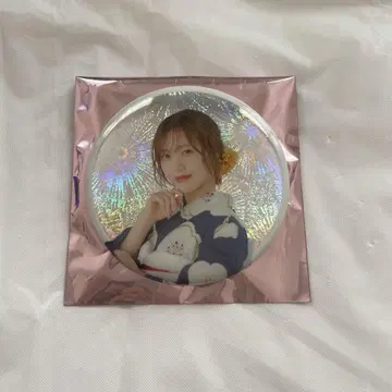 사쿠라자카46 마츠다 리나 유카타 캔뱃지 레어