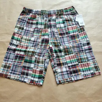 BEAMS 체크 무늬 숏팬츠 XL