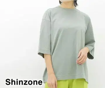 THE SHINZONE 신존 스마트 티셔츠 세이지