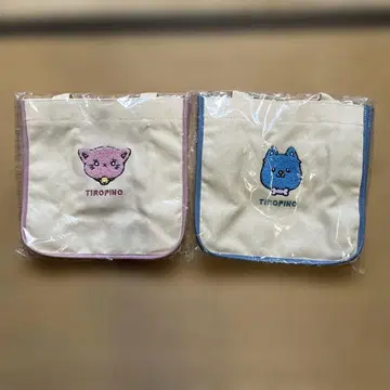 치로피의 개와 고양이 토트백 (2개 세트)