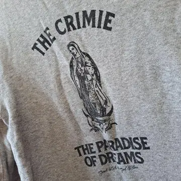 THE CRIMIE 마리아 크루넥 맨투맨 그레이