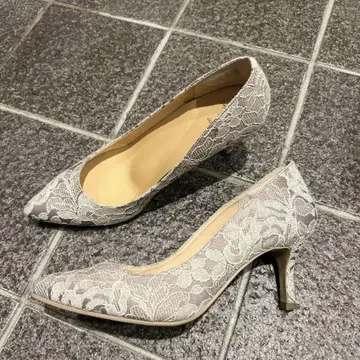 베리코코 스틸레토 펌프스 25.5cm 힐 7.5cm 베이지 일본제