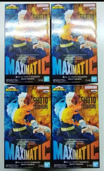 나의 히어로 아카데미아 토도로키 쇼토 피규어 MAXIMATIC 4개 세트