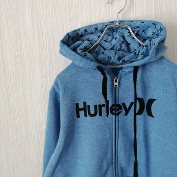 Hurley 풀 집업 로고 후드티 남성용