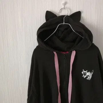 도쿄 디즈니 리조트 귀가 달린 후드티 피가로