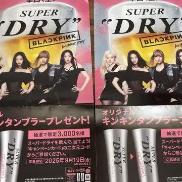 BLACKPINK SUPER DRY 포스터 세트