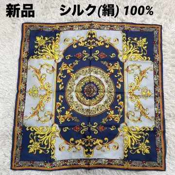 실크 100% 새상품 대형 스카프 실크 백 참 태피스트리 크로스