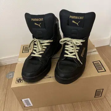 Puma Cat 하이컷 슈즈 블랙