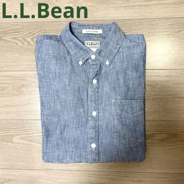 L.L.Bean 데님 셔츠 린넨 선워시 캔버스 셔츠