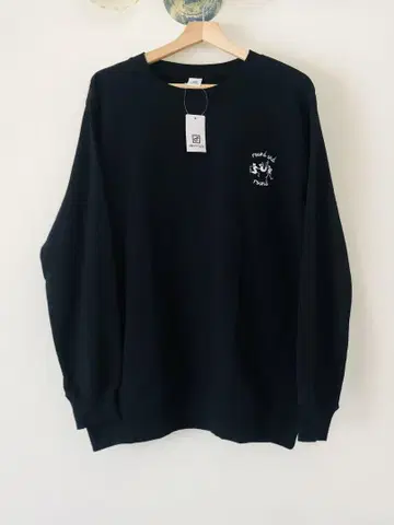 DEVIROCK 데비록 트레이닝복 맨투맨 블랙 XL 면 미사용품