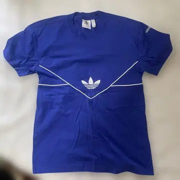 adidas 스트라이프 티셔츠 A/XS 파랑