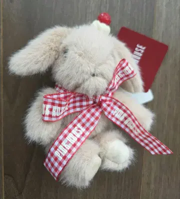 핑크하우스 sweets lop ear bunny 토끼 봉제 인형 코사지