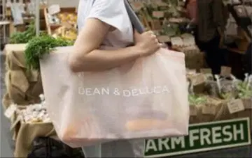 미사용 새상품 DEAN & DELUCA 메쉬 토트백 딘 앤 딘