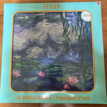 FEILER 모네 전  수련의 계절 페이 페 손수건