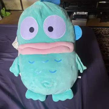 스카이블루 물고기 봉제 인형