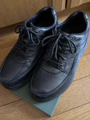 ROCK PORT 가죽 신발 블랙 25.5W