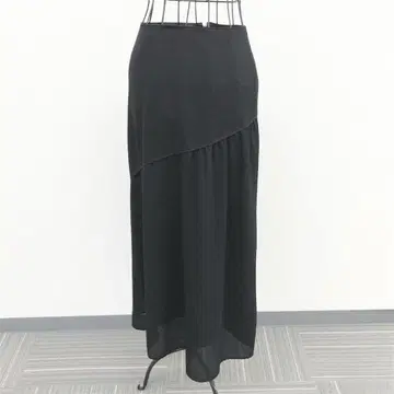 키요코 타카세 K.T 롱 스커트 블랙 플레어 일본제 청순 고급