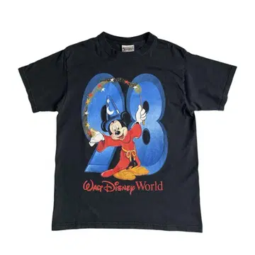 Disney vintage T셔츠 디즈니 구제 의류 판타지아 블랙