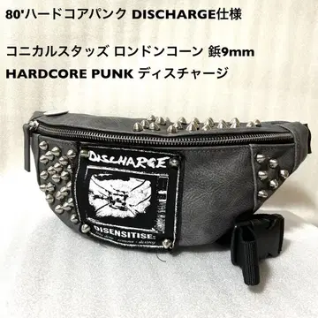 80년대 하드코어 펑크 DISCHARGE 사양 핸드메이드 힙색 바디