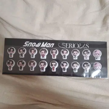 SnowMan SERIOUS 초회 A 특전 스노푸쿠 씰