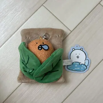 나가노 캐릭터즈 이불 봉제인형 릴 패스 케이스 모구라 고로케