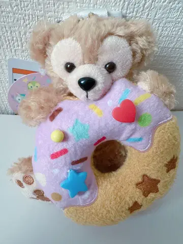 택 포함 새상품 더피 봉제 인형 배지 필드 위드 조이