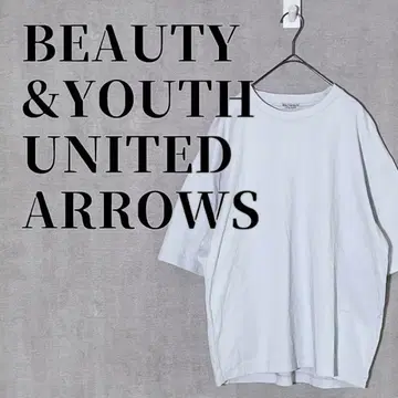 BEAUTY&YOUTH 슈퍼 쿨 와이드 테이퍼드 크루넥 티셔츠