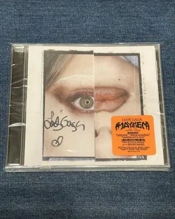 레이디 가가 MAYHEM CD 사인 아트 카드 포함