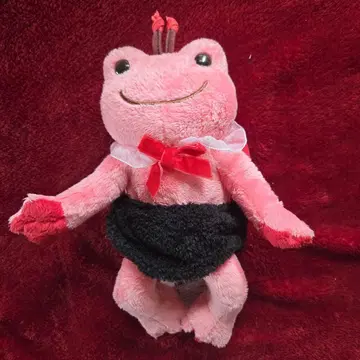개구리 피클스 봉제 인형 무당벌레 깃털 포함