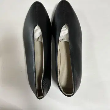 펌프스 천연 가죽 로우힐 에마 일본제 24cm 블랙