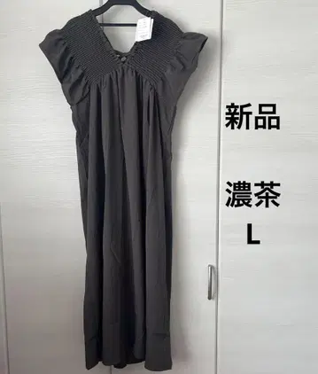 [새상품] 셔링 원피스 L