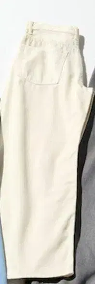 유니클로 드레이프 와이드 플레어 청바지 긴 길이