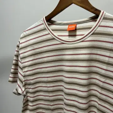 HUGO BOSS 반팔 T셔츠 멀티 보더 무늬 골프 휴고보스