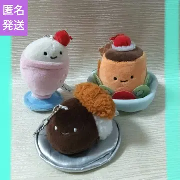 니코리노 찻집 봉제 인형 4 레어 컬러 색상 차이