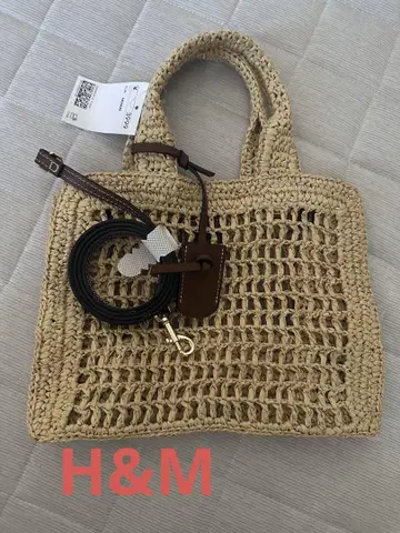 에이치앤엠 H&M 새상품 바스켓 숄더백