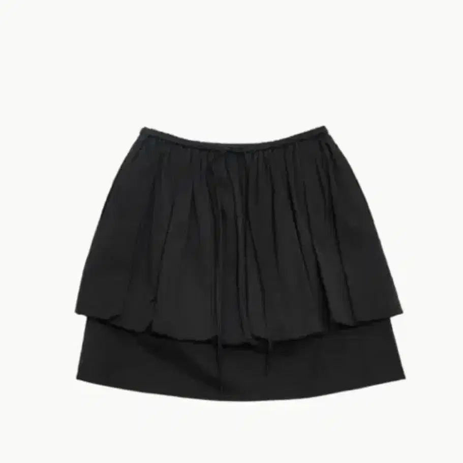 AMOMENTO | 아모멘토 Amomento nylon shirring mini skirt & top