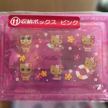 헬로키티 복권 일광화상 키티 수납 박스 핑크