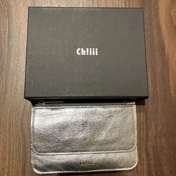 ch!iii Flap Coin Card Case 실버