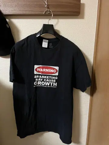 WARNING SMARKETING 티셔츠 G 사이즈