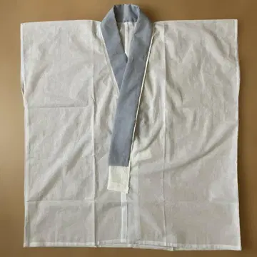 린넨 반 카라 부착 속저고리, 에몬누키 부착, 면, 민소매 M~L