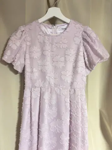 lieulien lul 류리앙 자카드 퍼프 슬리브 원피스
