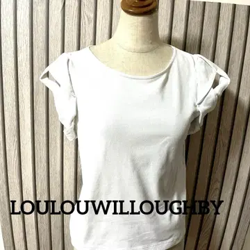[ LOULOUWILLOUGHBY ] 루루윌로비 땋은 소매 티셔츠