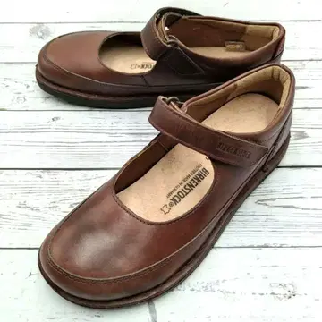 BIRKENSTOCK 스테디셀러 모델 쥬네 천연 가죽 메리제인 스트랩