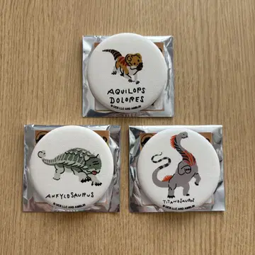 쥬라기 월드 캔뱃지 3세트