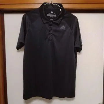 아디다스 블랙 피케 셔츠 L 사이즈 반팔 아디다스